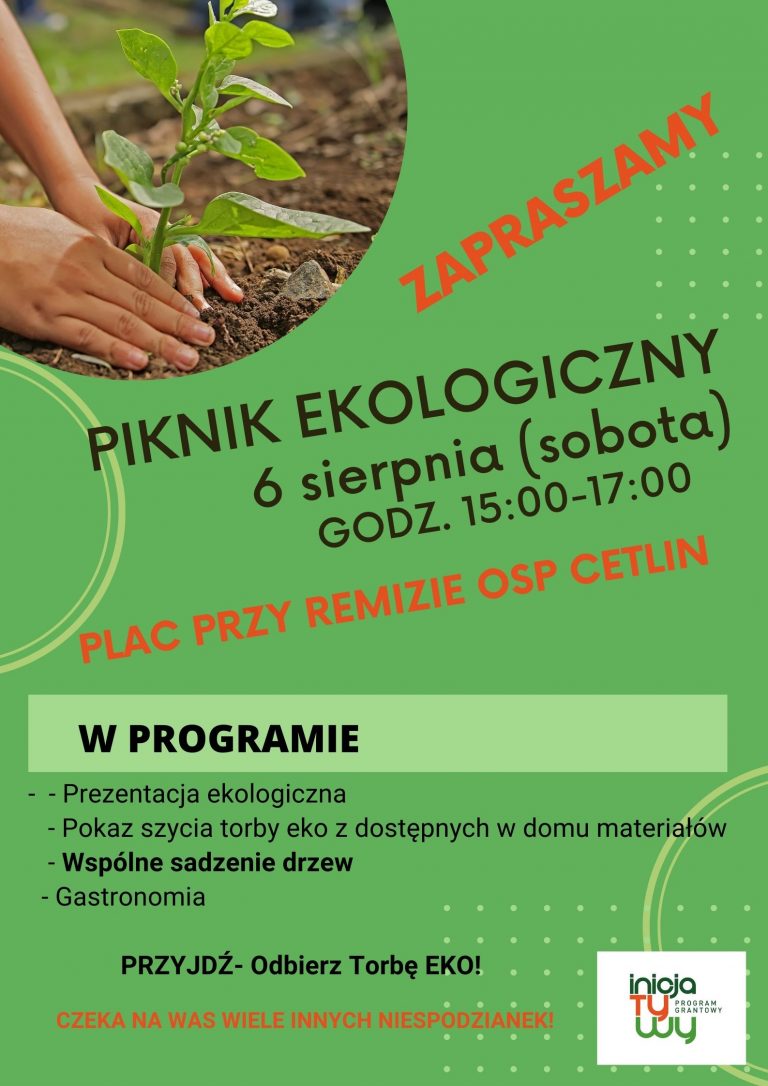 Piknik Ekologiczny W Cetlinie Gmina Gozdowo