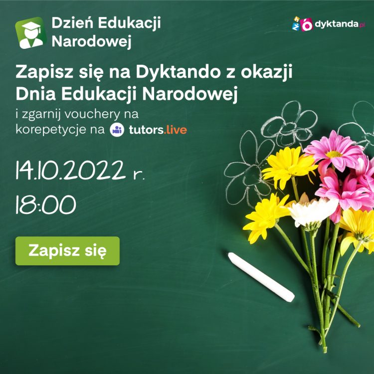 Dyktando z okazji Dnia Edukacji Narodowej