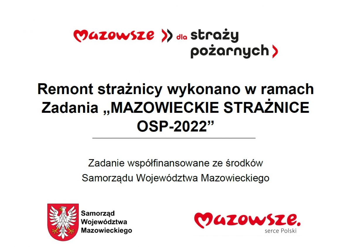 Remont magazynu oraz pomieszczenia sanitarnego w OSP w Gozdowie