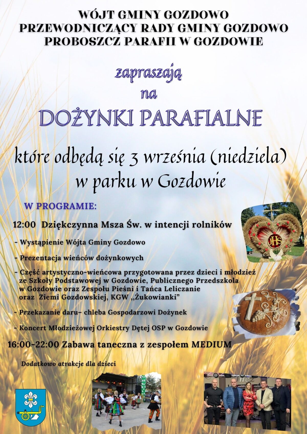 Dożynki Parafialne w Gozdowie!