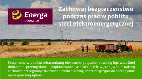 Zachowaj bezpieczeństwo podczas prac w pobliżu sieci elektroenergetycznej