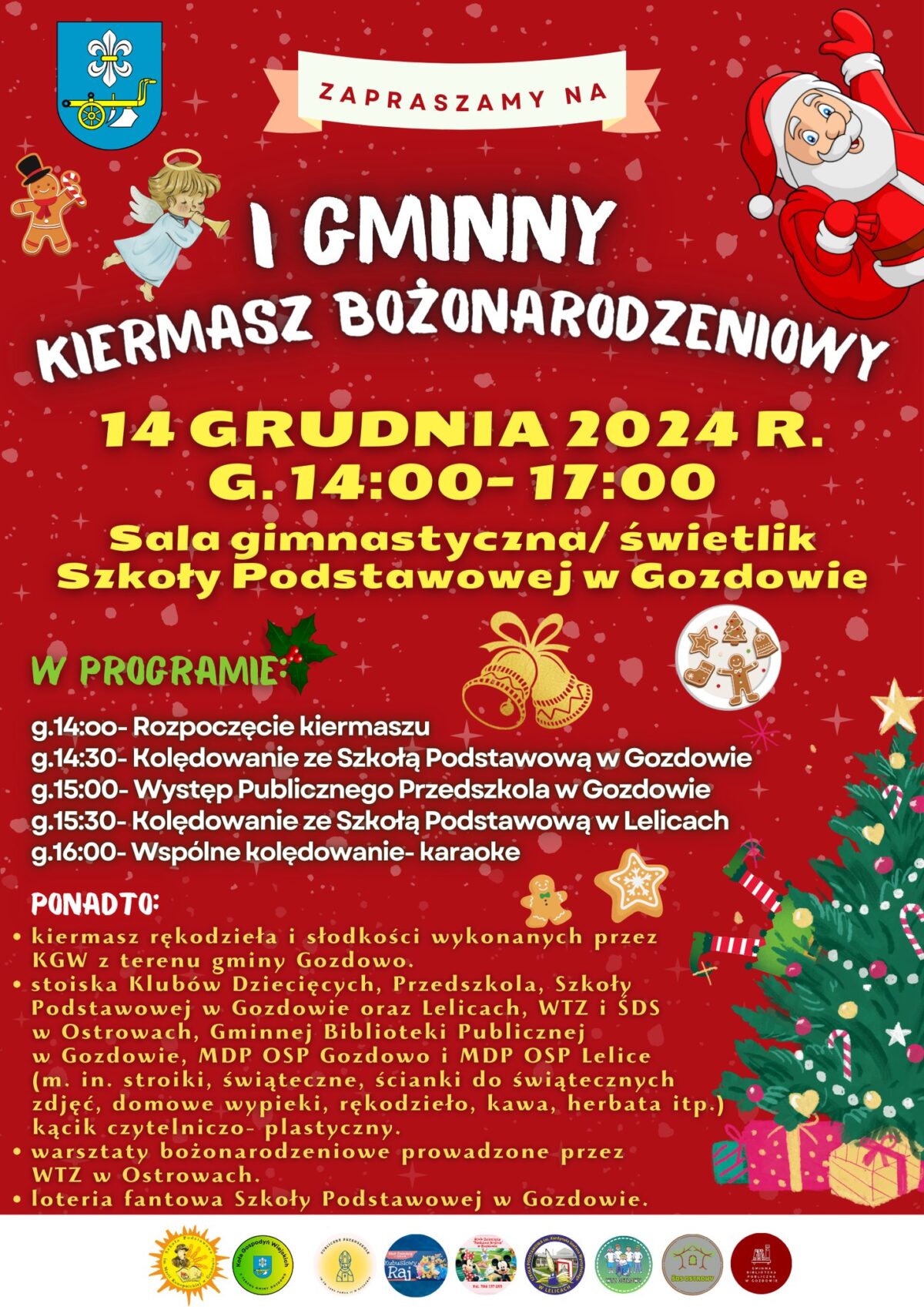 I Gminny Kiermasz Bożonarodzeniowy!