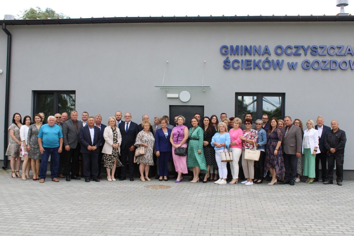 Uroczyste otwarcie nowej oczyszczalni w Gozdowie!