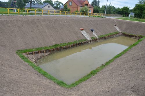 Przebudowa zbiornika retencyjnego w miejscowości Kurówko