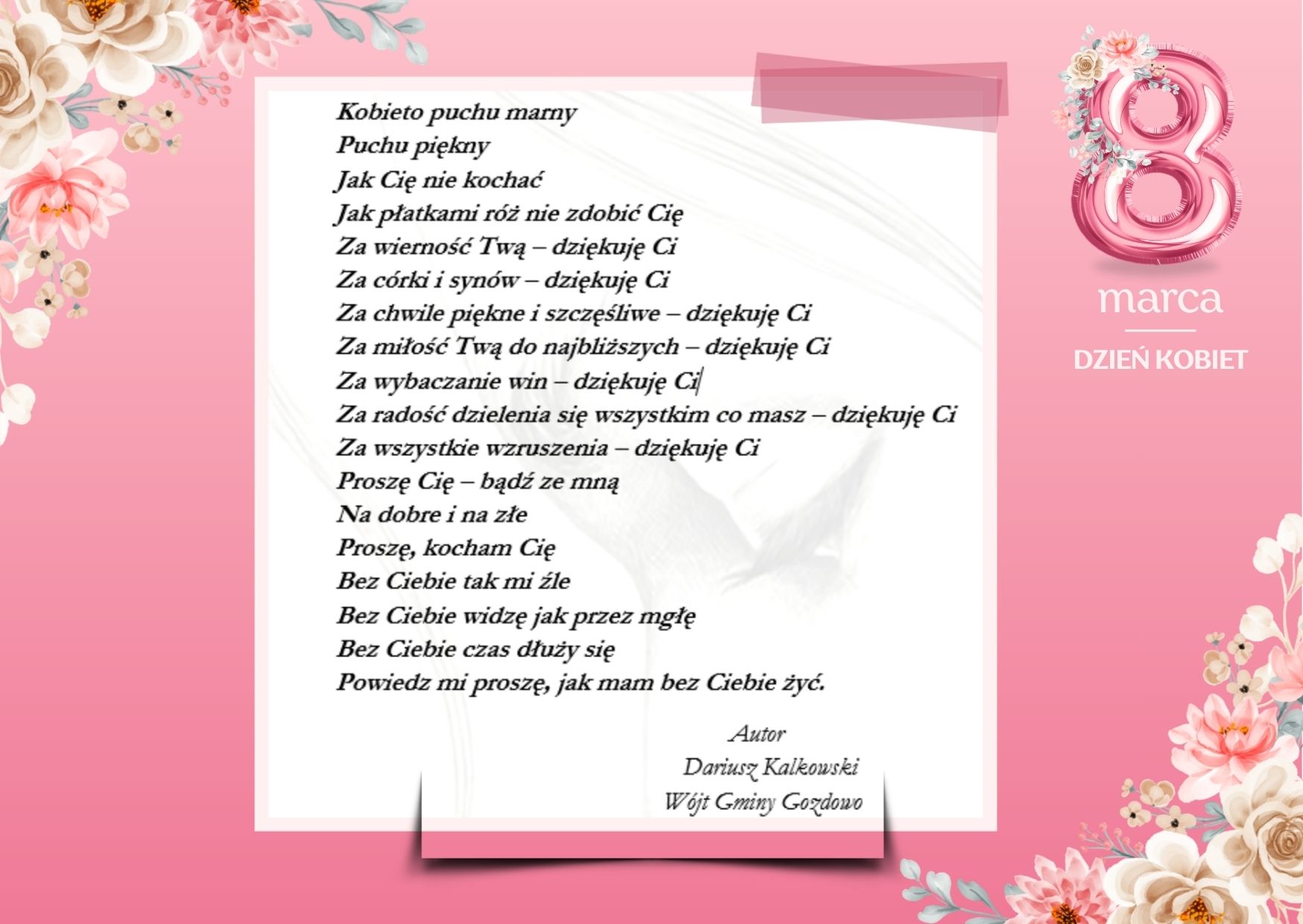 Dzień kobiet – 8 marzec